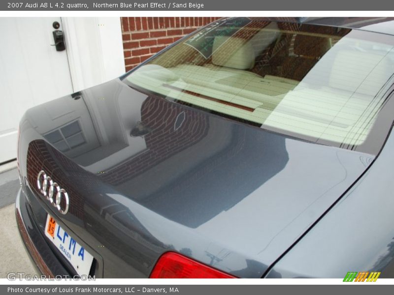 Northern Blue Pearl Effect / Sand Beige 2007 Audi A8 L 4.2 quattro