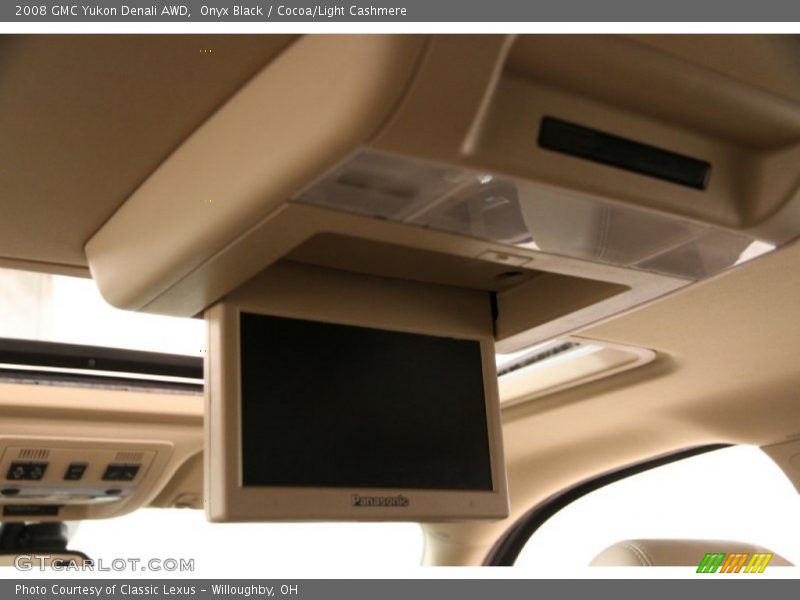 Onyx Black / Cocoa/Light Cashmere 2008 GMC Yukon Denali AWD