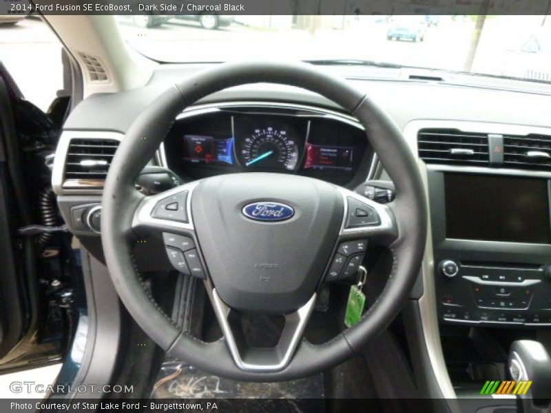 Dark Side / Charcoal Black 2014 Ford Fusion SE EcoBoost