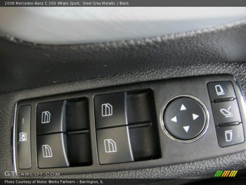 Steel Grey Metallic / Black 2008 Mercedes-Benz C 300 4Matic Sport
