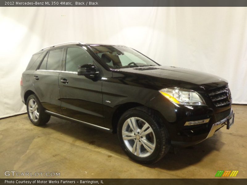 Black / Black 2012 Mercedes-Benz ML 350 4Matic