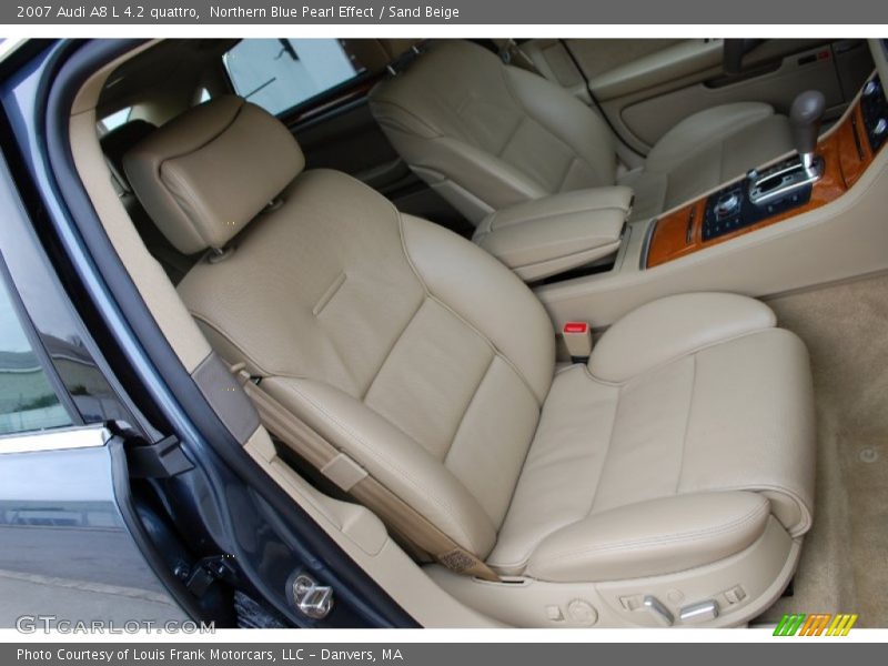 Northern Blue Pearl Effect / Sand Beige 2007 Audi A8 L 4.2 quattro