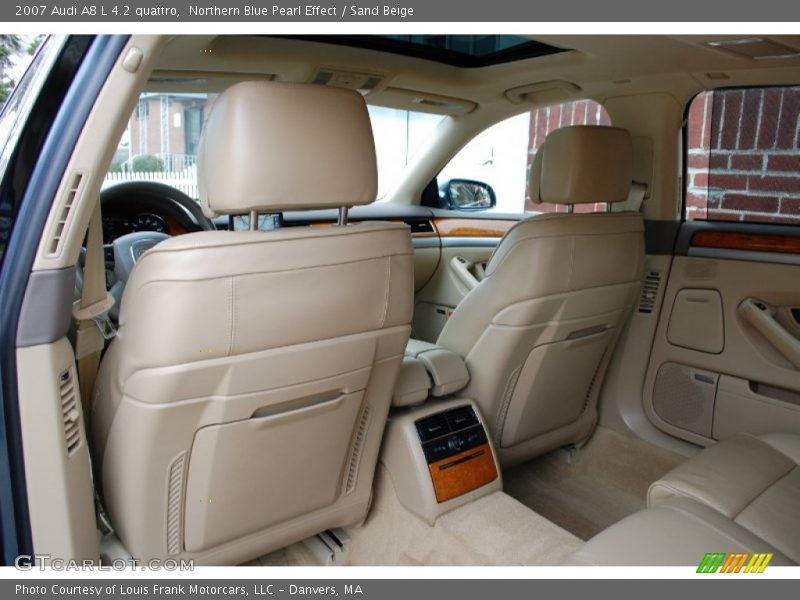 Northern Blue Pearl Effect / Sand Beige 2007 Audi A8 L 4.2 quattro