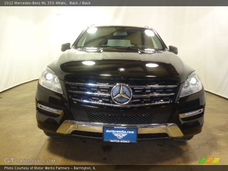 Black / Black 2012 Mercedes-Benz ML 350 4Matic