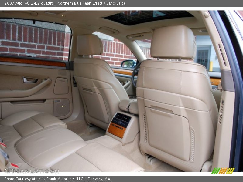 Northern Blue Pearl Effect / Sand Beige 2007 Audi A8 L 4.2 quattro
