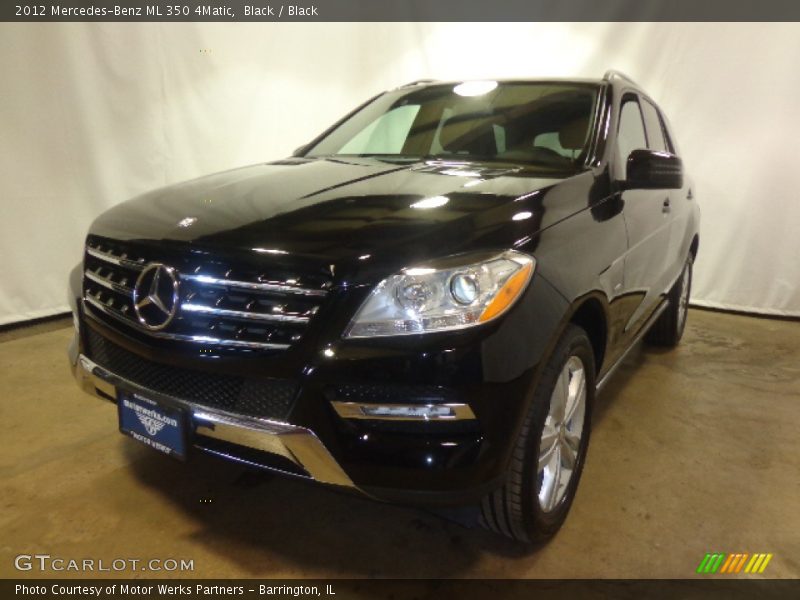 Black / Black 2012 Mercedes-Benz ML 350 4Matic