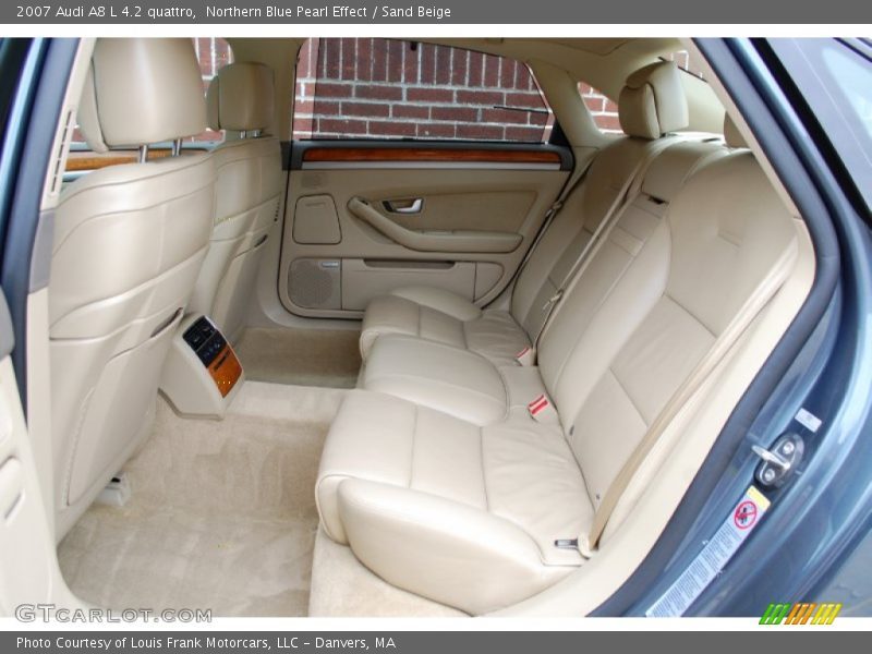 Northern Blue Pearl Effect / Sand Beige 2007 Audi A8 L 4.2 quattro