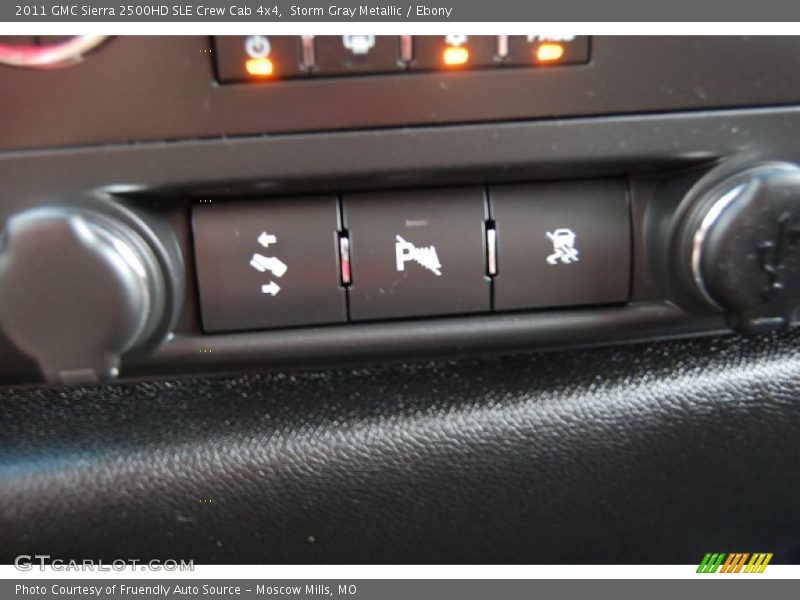 Storm Gray Metallic / Ebony 2011 GMC Sierra 2500HD SLE Crew Cab 4x4
