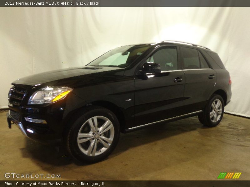 Black / Black 2012 Mercedes-Benz ML 350 4Matic