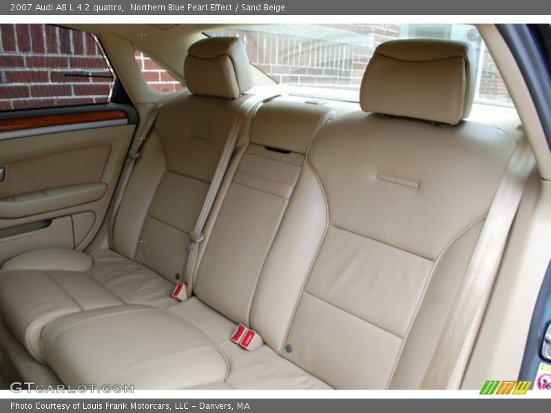 Northern Blue Pearl Effect / Sand Beige 2007 Audi A8 L 4.2 quattro
