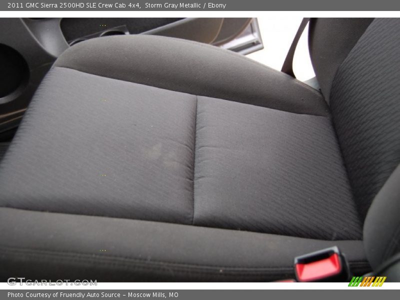 Storm Gray Metallic / Ebony 2011 GMC Sierra 2500HD SLE Crew Cab 4x4