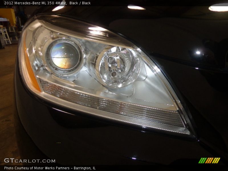 Black / Black 2012 Mercedes-Benz ML 350 4Matic