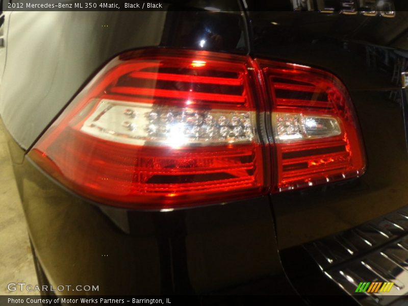 Black / Black 2012 Mercedes-Benz ML 350 4Matic