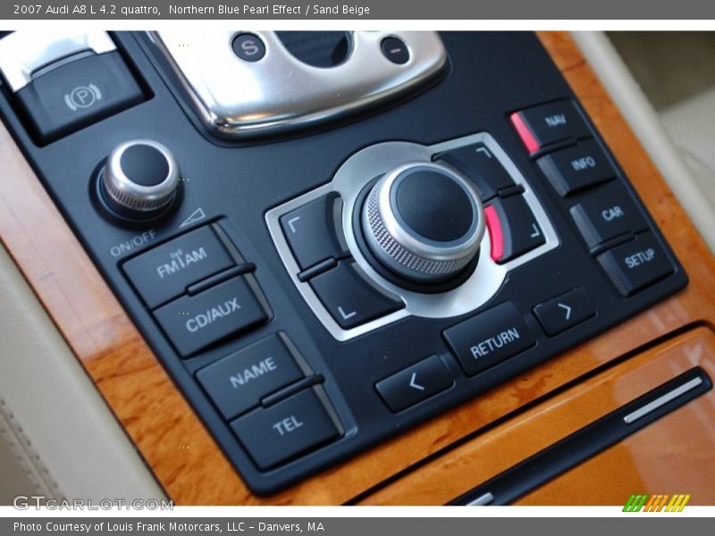 Northern Blue Pearl Effect / Sand Beige 2007 Audi A8 L 4.2 quattro