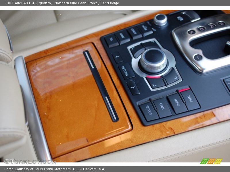Northern Blue Pearl Effect / Sand Beige 2007 Audi A8 L 4.2 quattro