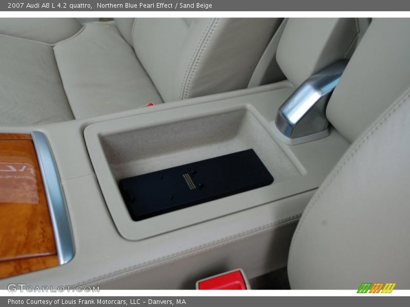 Northern Blue Pearl Effect / Sand Beige 2007 Audi A8 L 4.2 quattro
