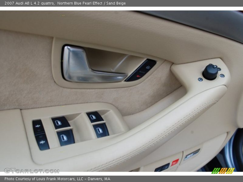 Northern Blue Pearl Effect / Sand Beige 2007 Audi A8 L 4.2 quattro