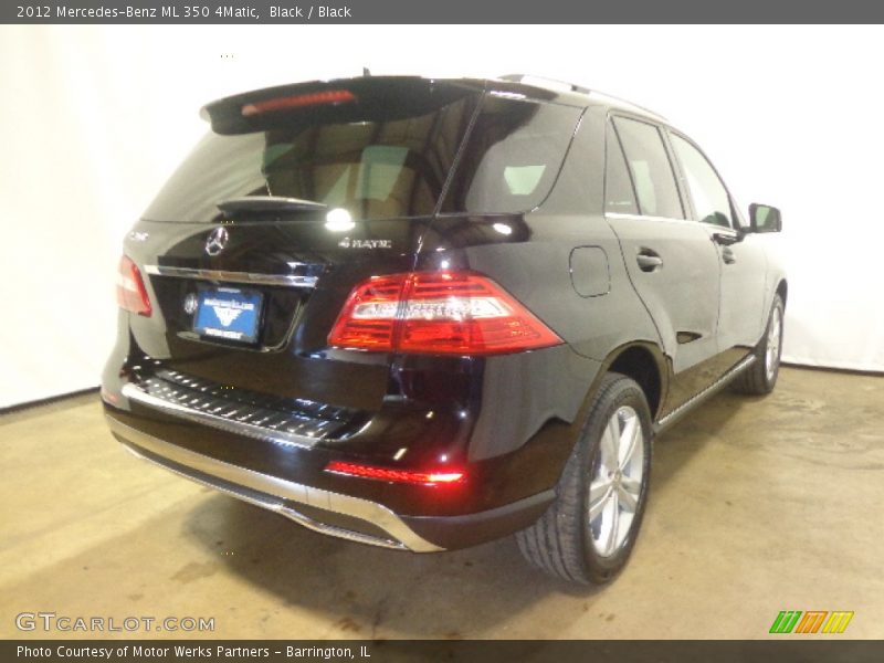 Black / Black 2012 Mercedes-Benz ML 350 4Matic
