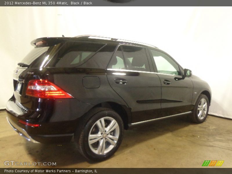 Black / Black 2012 Mercedes-Benz ML 350 4Matic