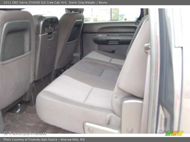 Storm Gray Metallic / Ebony 2011 GMC Sierra 2500HD SLE Crew Cab 4x4