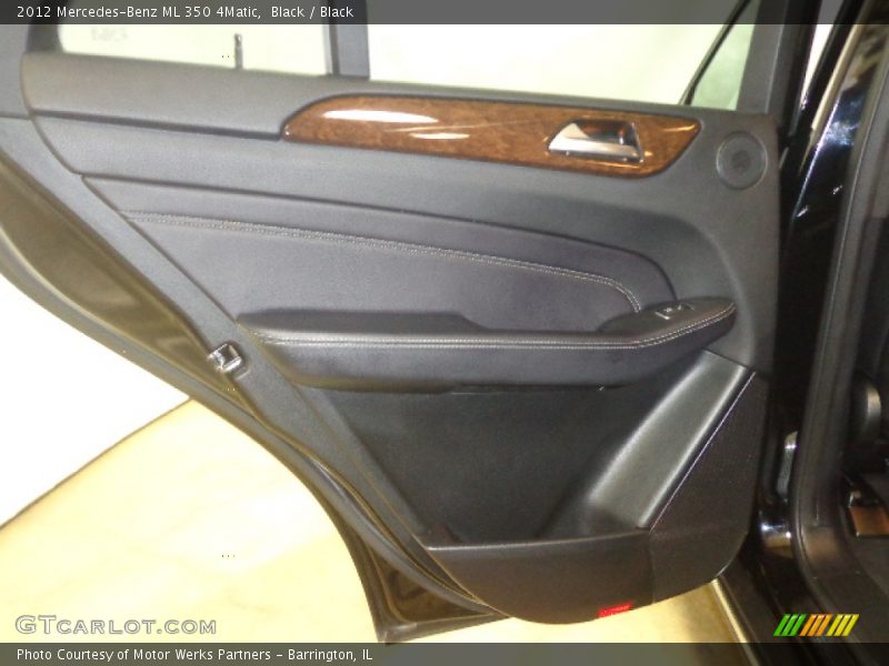 Black / Black 2012 Mercedes-Benz ML 350 4Matic