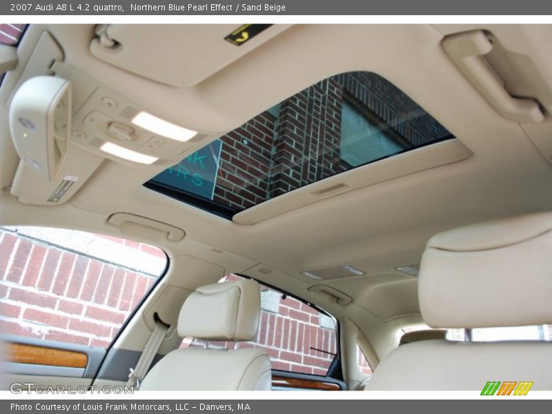 Northern Blue Pearl Effect / Sand Beige 2007 Audi A8 L 4.2 quattro
