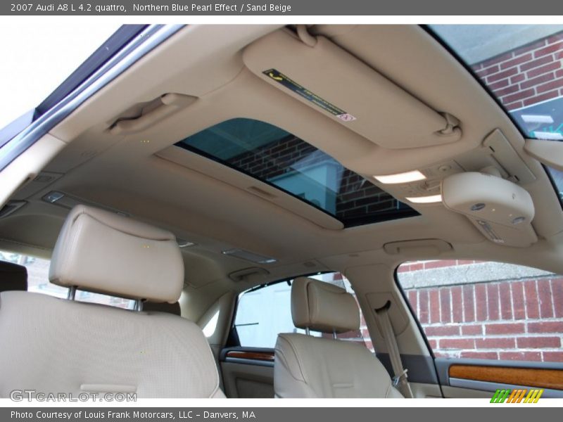 Northern Blue Pearl Effect / Sand Beige 2007 Audi A8 L 4.2 quattro