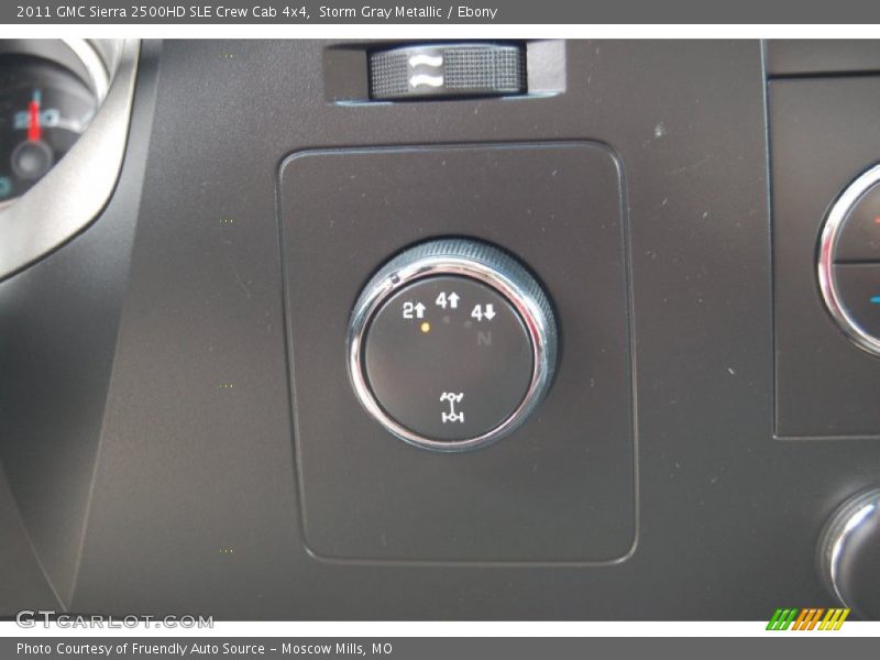 Storm Gray Metallic / Ebony 2011 GMC Sierra 2500HD SLE Crew Cab 4x4