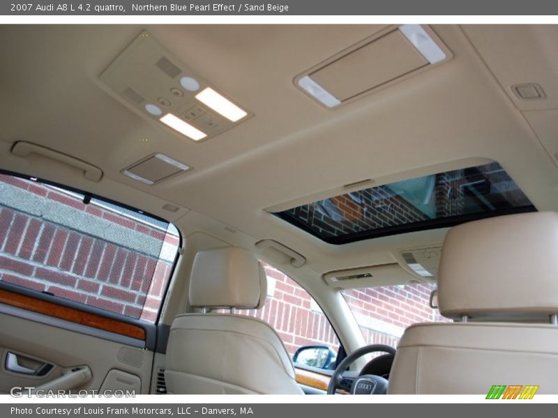 Northern Blue Pearl Effect / Sand Beige 2007 Audi A8 L 4.2 quattro