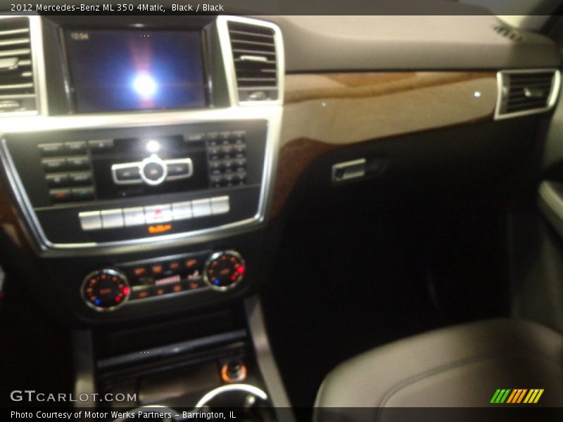 Black / Black 2012 Mercedes-Benz ML 350 4Matic