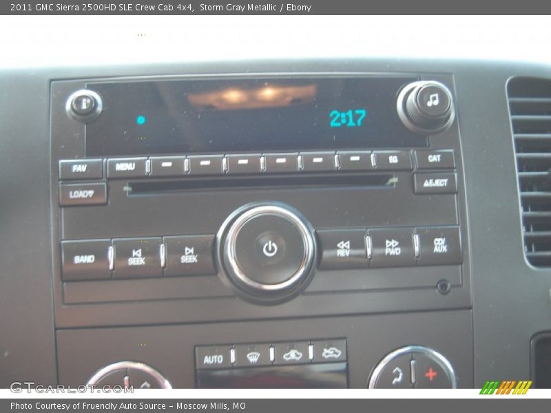 Storm Gray Metallic / Ebony 2011 GMC Sierra 2500HD SLE Crew Cab 4x4