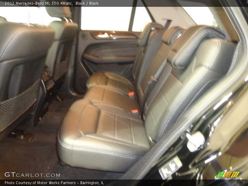Black / Black 2012 Mercedes-Benz ML 350 4Matic