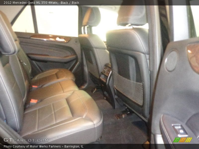 Black / Black 2012 Mercedes-Benz ML 350 4Matic
