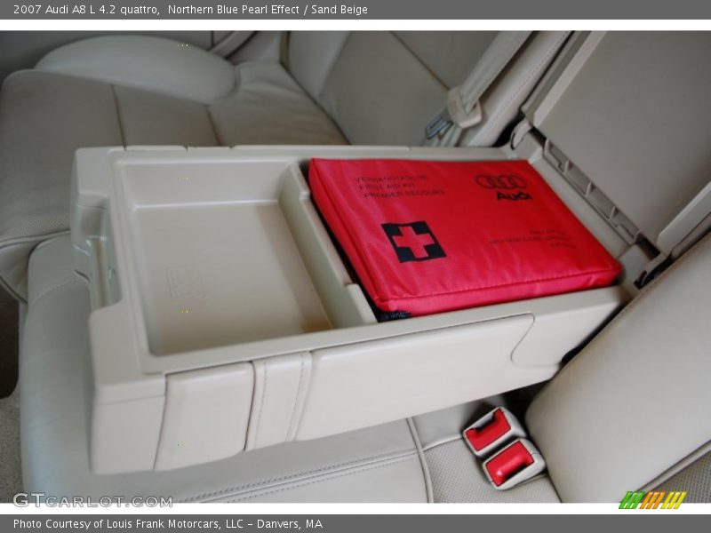 Northern Blue Pearl Effect / Sand Beige 2007 Audi A8 L 4.2 quattro