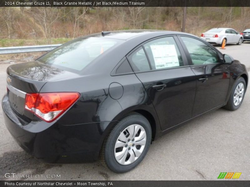 Black Granite Metallic / Jet Black/Medium Titanium 2014 Chevrolet Cruze LS