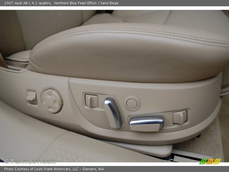 Northern Blue Pearl Effect / Sand Beige 2007 Audi A8 L 4.2 quattro