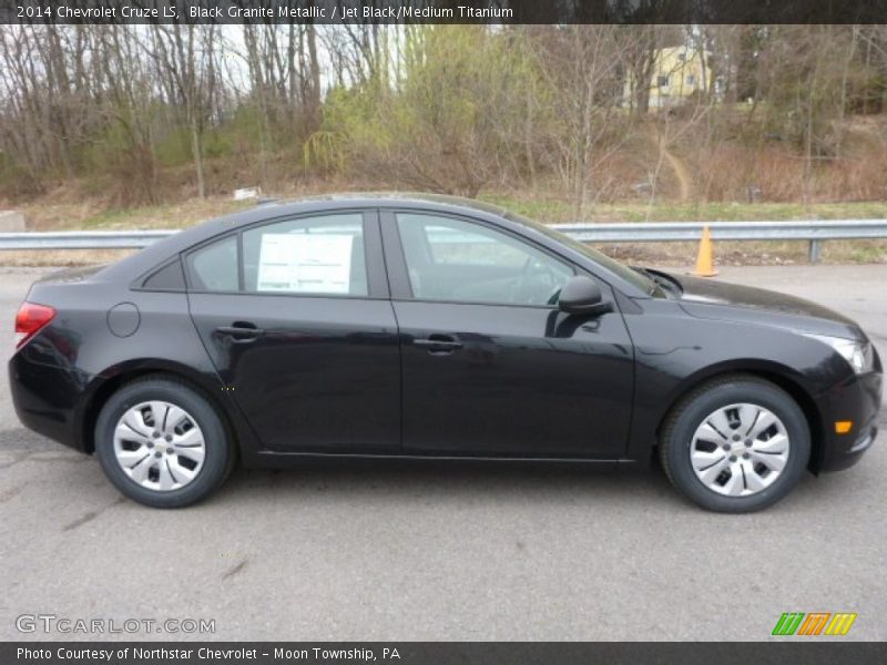 Black Granite Metallic / Jet Black/Medium Titanium 2014 Chevrolet Cruze LS