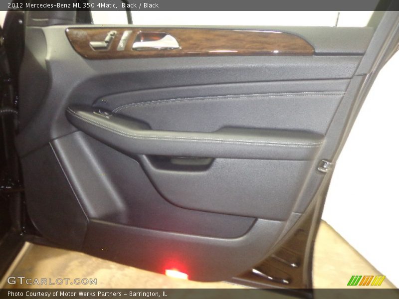 Black / Black 2012 Mercedes-Benz ML 350 4Matic