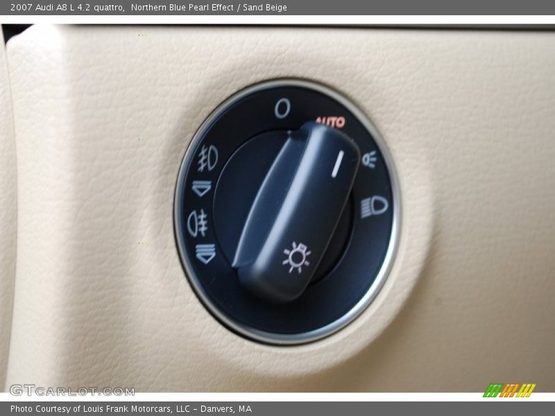 Northern Blue Pearl Effect / Sand Beige 2007 Audi A8 L 4.2 quattro