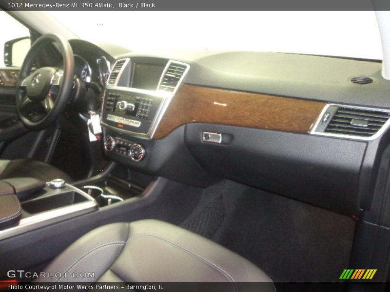 Black / Black 2012 Mercedes-Benz ML 350 4Matic