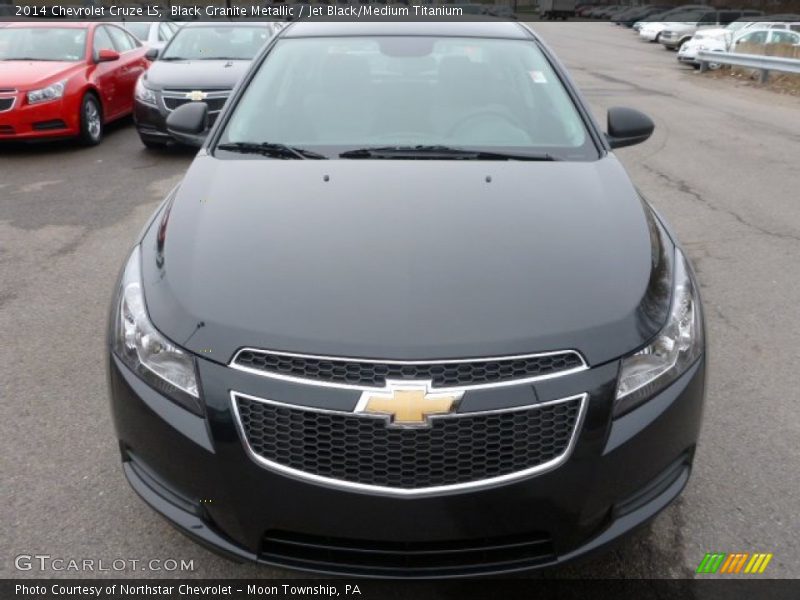 Black Granite Metallic / Jet Black/Medium Titanium 2014 Chevrolet Cruze LS