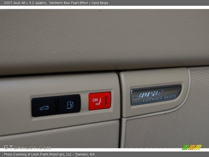 Northern Blue Pearl Effect / Sand Beige 2007 Audi A8 L 4.2 quattro