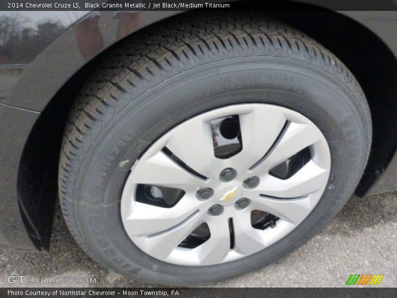 Black Granite Metallic / Jet Black/Medium Titanium 2014 Chevrolet Cruze LS