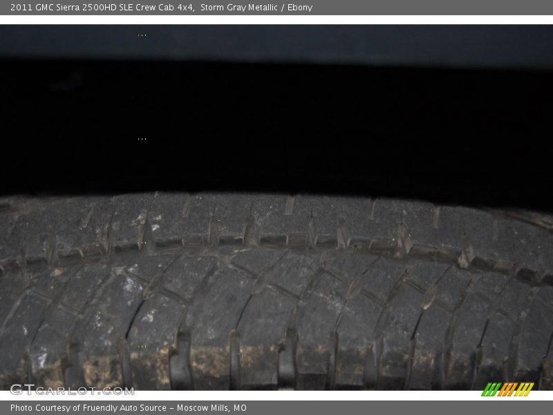 Storm Gray Metallic / Ebony 2011 GMC Sierra 2500HD SLE Crew Cab 4x4