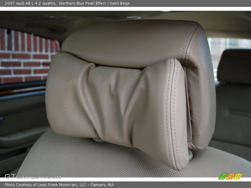 Northern Blue Pearl Effect / Sand Beige 2007 Audi A8 L 4.2 quattro