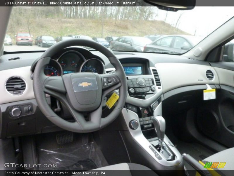 Black Granite Metallic / Jet Black/Medium Titanium 2014 Chevrolet Cruze LS