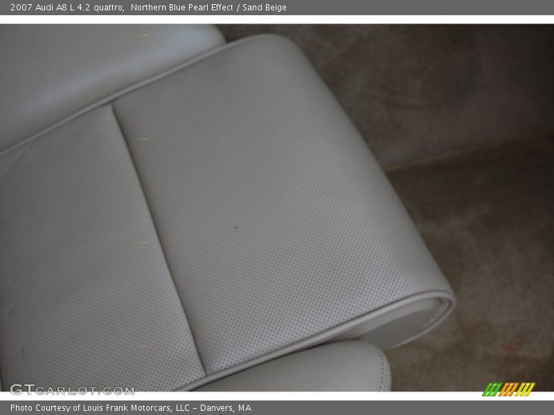 Northern Blue Pearl Effect / Sand Beige 2007 Audi A8 L 4.2 quattro