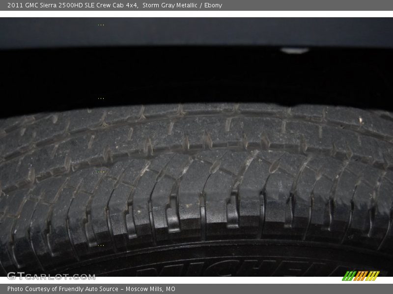 Storm Gray Metallic / Ebony 2011 GMC Sierra 2500HD SLE Crew Cab 4x4