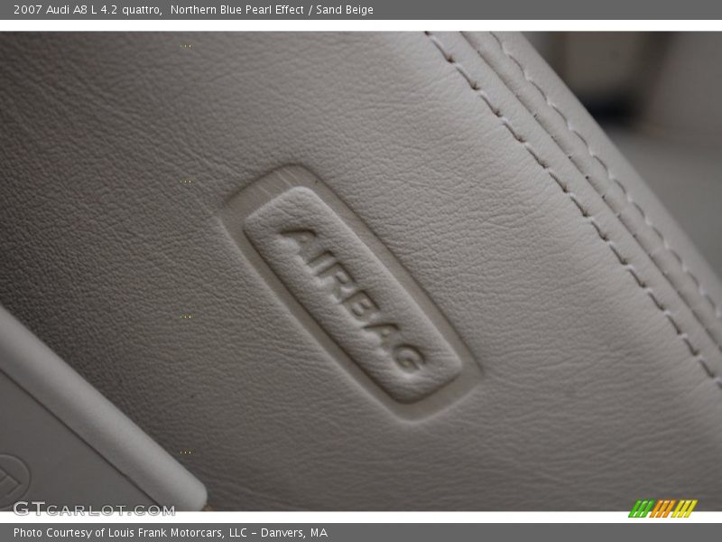 Northern Blue Pearl Effect / Sand Beige 2007 Audi A8 L 4.2 quattro
