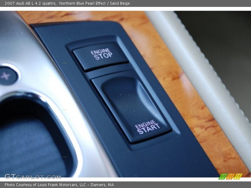 Northern Blue Pearl Effect / Sand Beige 2007 Audi A8 L 4.2 quattro